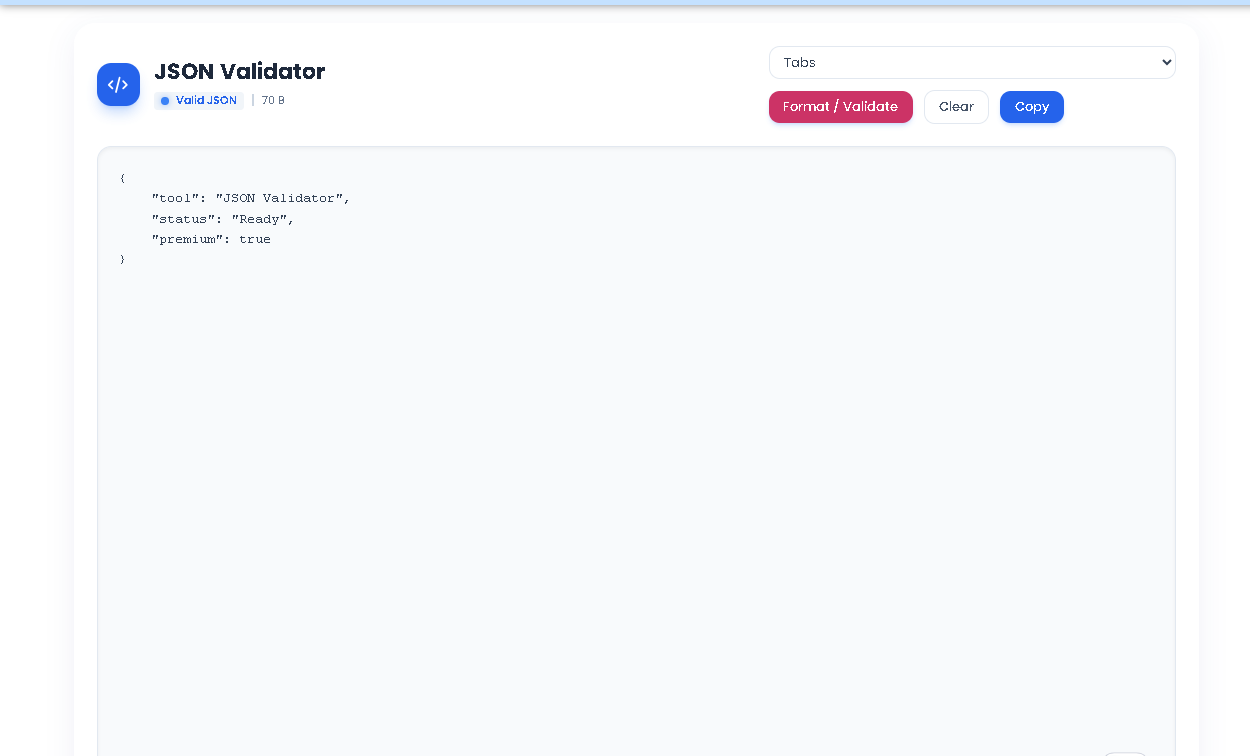 JSON Validator image