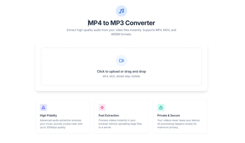 MP4 to MP3 Converter image