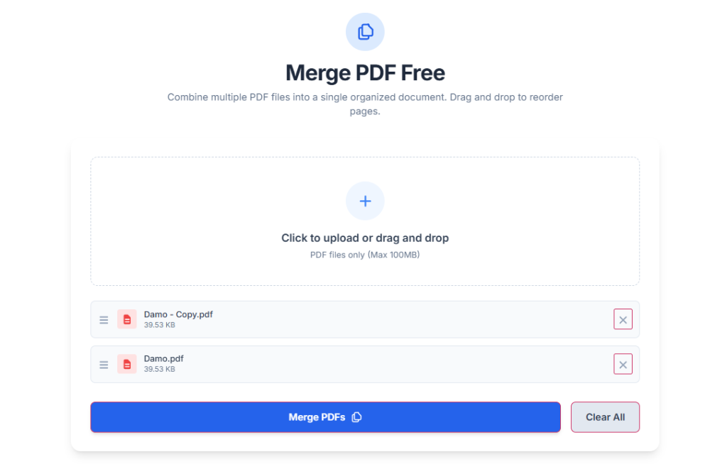 Merge PDF Free image