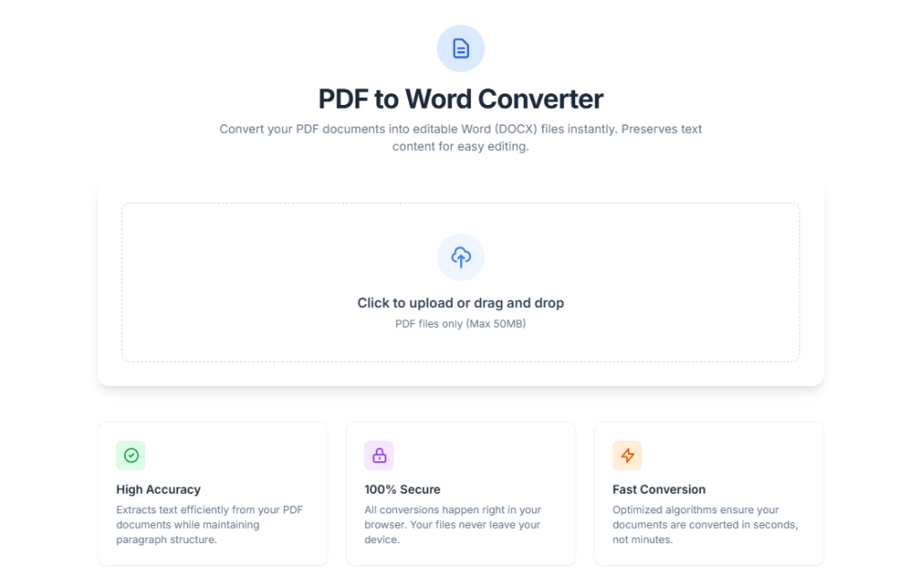 PDF to Word Converter image