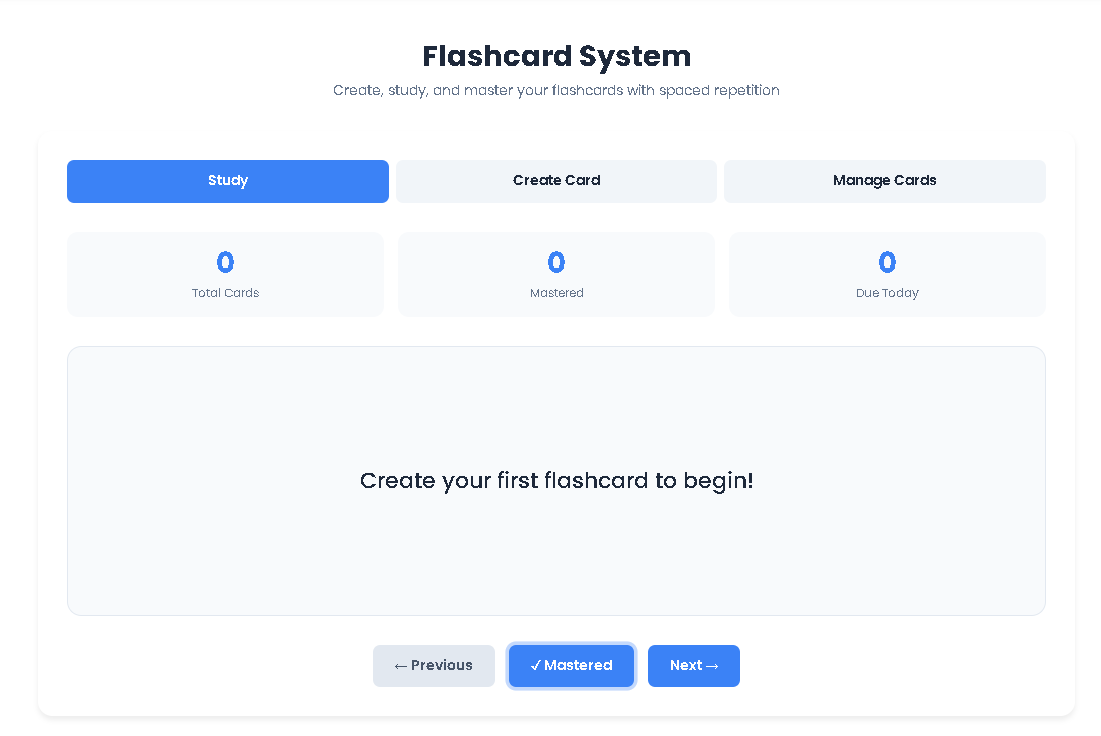 tudy on the go with the mobile-responsive Flashcard System Toolota.