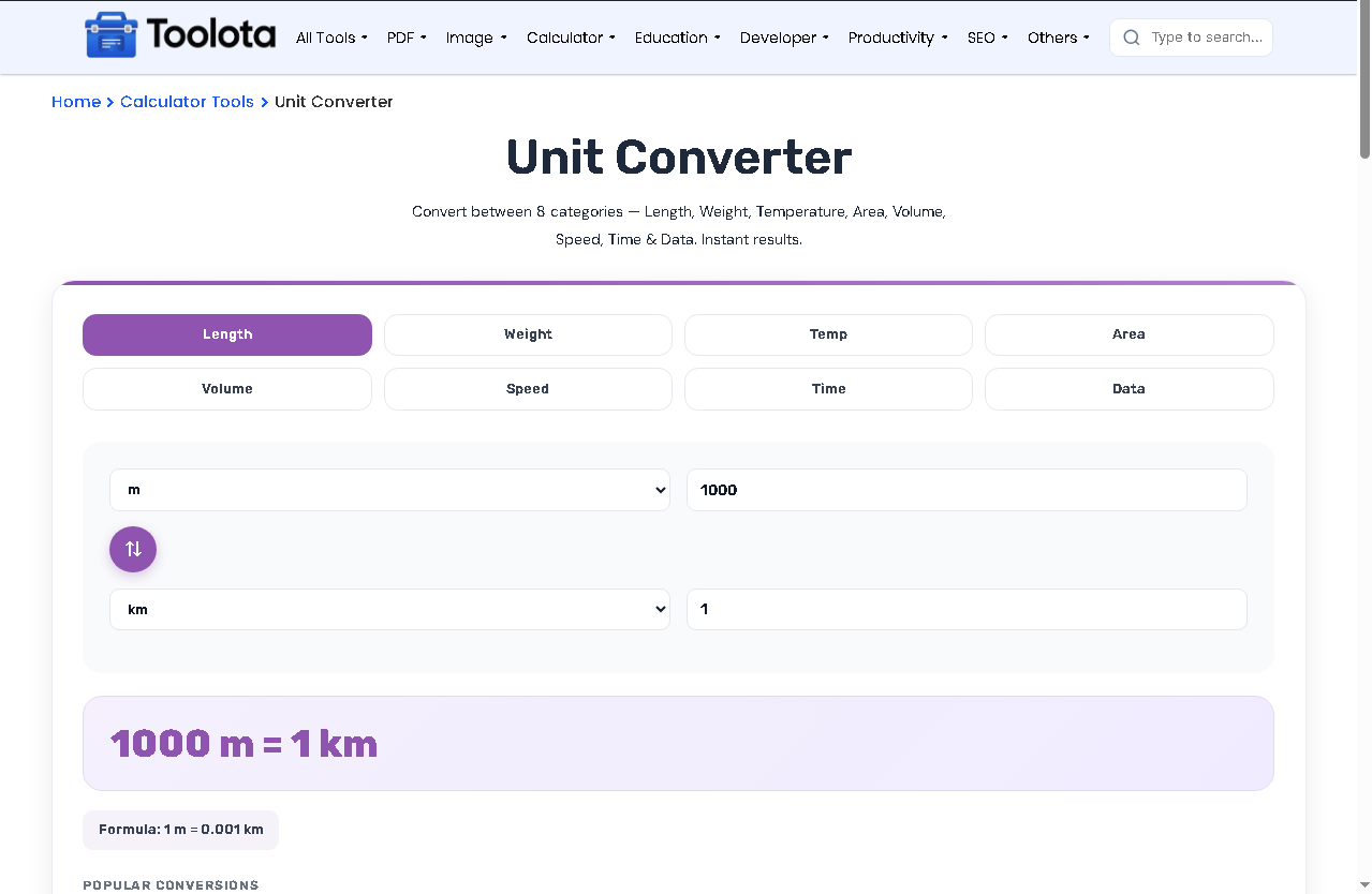 Unit Converter Online