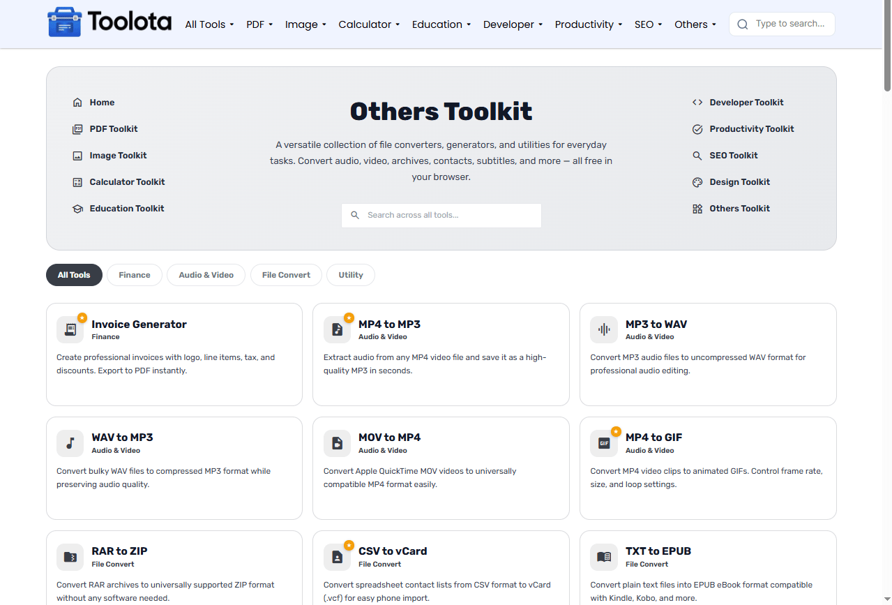 others toolkit toolota